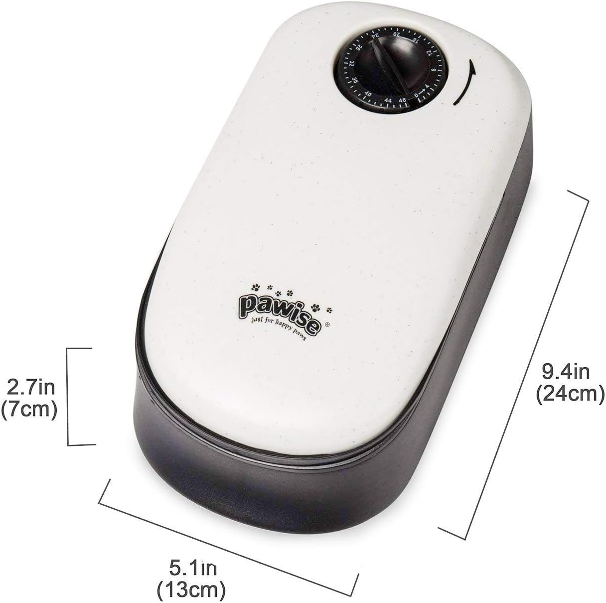 Automatic Pet Feeder for Dogs and Cats, 1.5 Cup Food Dispenser Feeder with 48-Hour Timer - Single